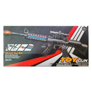 AMETRALLADORA LUZ Y SONIDO TOY GUN 3698521004026